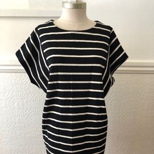 Uniqlo Black and White Striped dress/top - new!